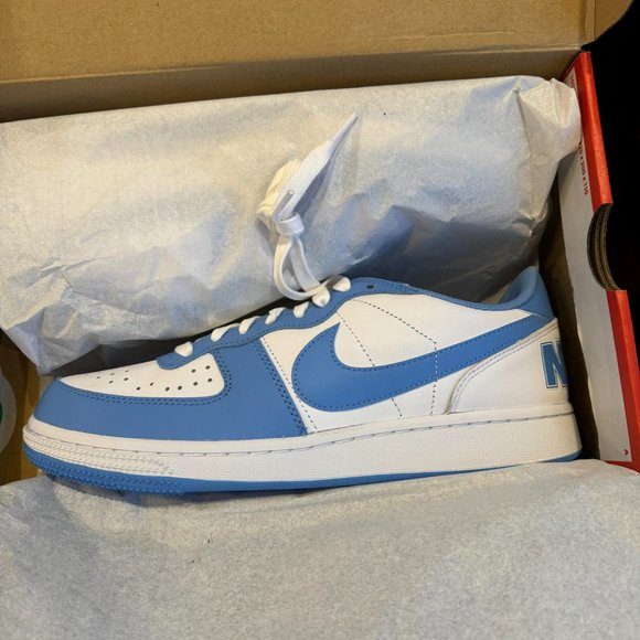 Nike Terminator Low Shoes White/University Blue Fq8748-412 - Picture 13 of 16